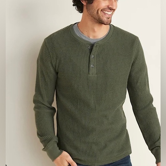Old Navy Other - Old Navy Henley Thermal-Knit Top